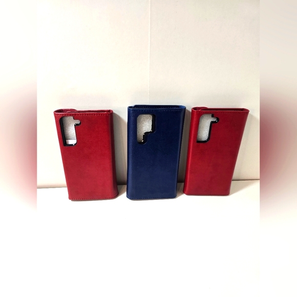 Phone Case Lot Of 3 Samsung Galaxy Color Red And Blue - Picture 10 of 10